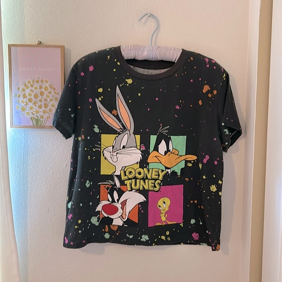 Looney Tunes cropped t-shirt - Picture 1 of 4